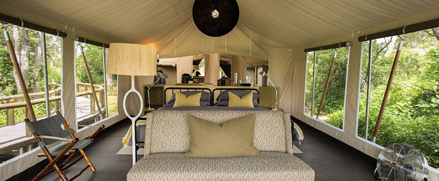 Chambre à Gomoti Plains Camp